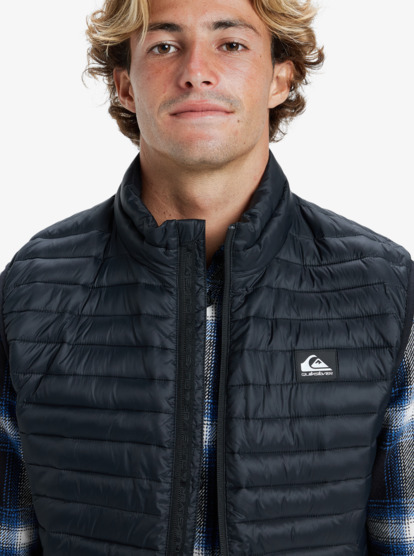 Chaleco Quiksilver Scaly - Black (KVJ0)