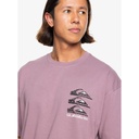 Camiseta Quiksilver Vertical Logos - Grape Shake (PMR0)
