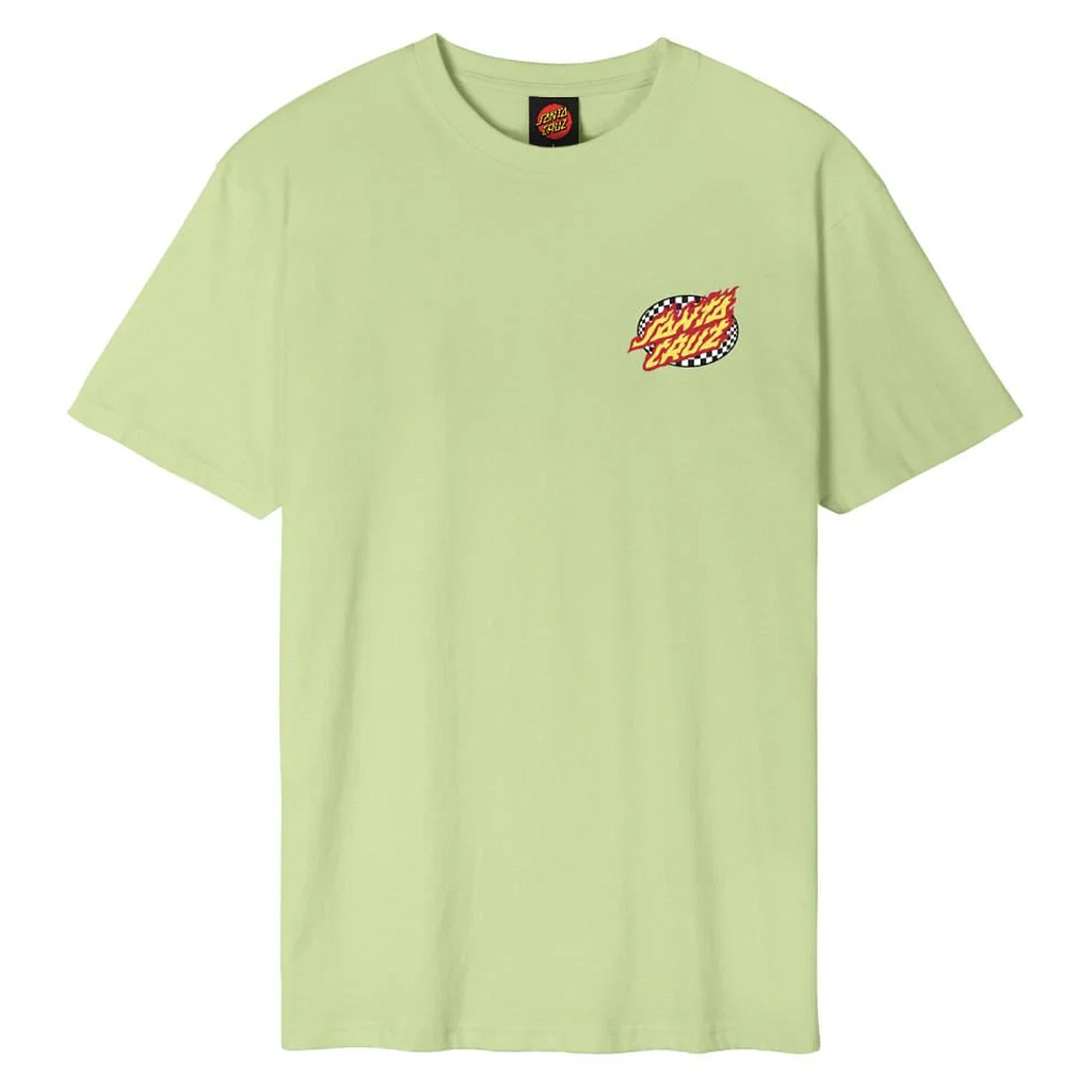 Camiseta Santa Cruz Goal Flame - Matcha