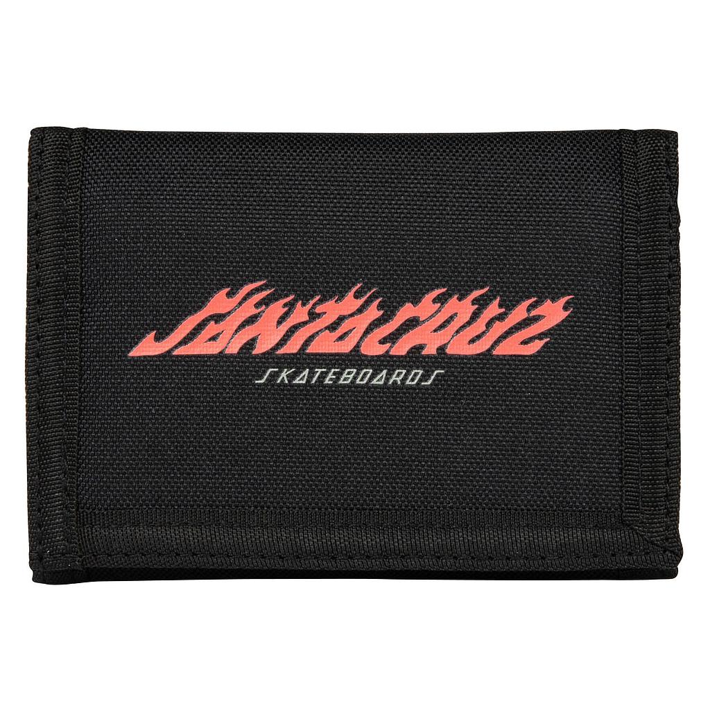 Cartera Santa Cruz Flame Strip - Black
