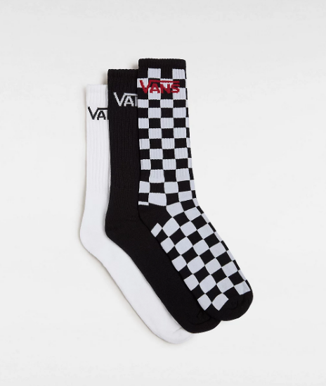 Calcetines Vans Classic Crew - Black/White