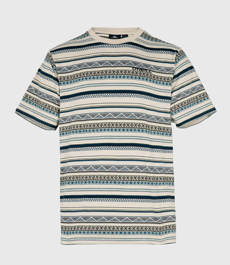 Camiseta O´neill Ikat Jacquard - Grey Ikat Stripe