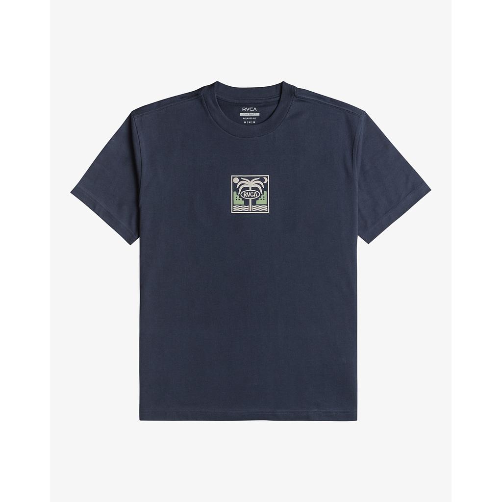 Camiseta RVCA Morocco Palms - Navy