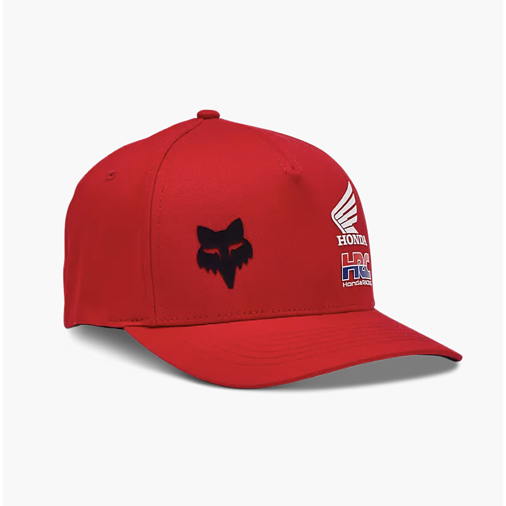 Gorra Fox x Honda Flexfit - Flam Red
