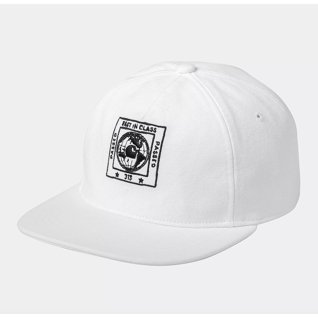 Gorra Carhartt WIP Stamp - White/Black