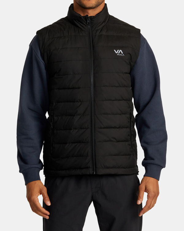 Chaleco Reversible RVCA Reversable Packable Puffa Vest - Black