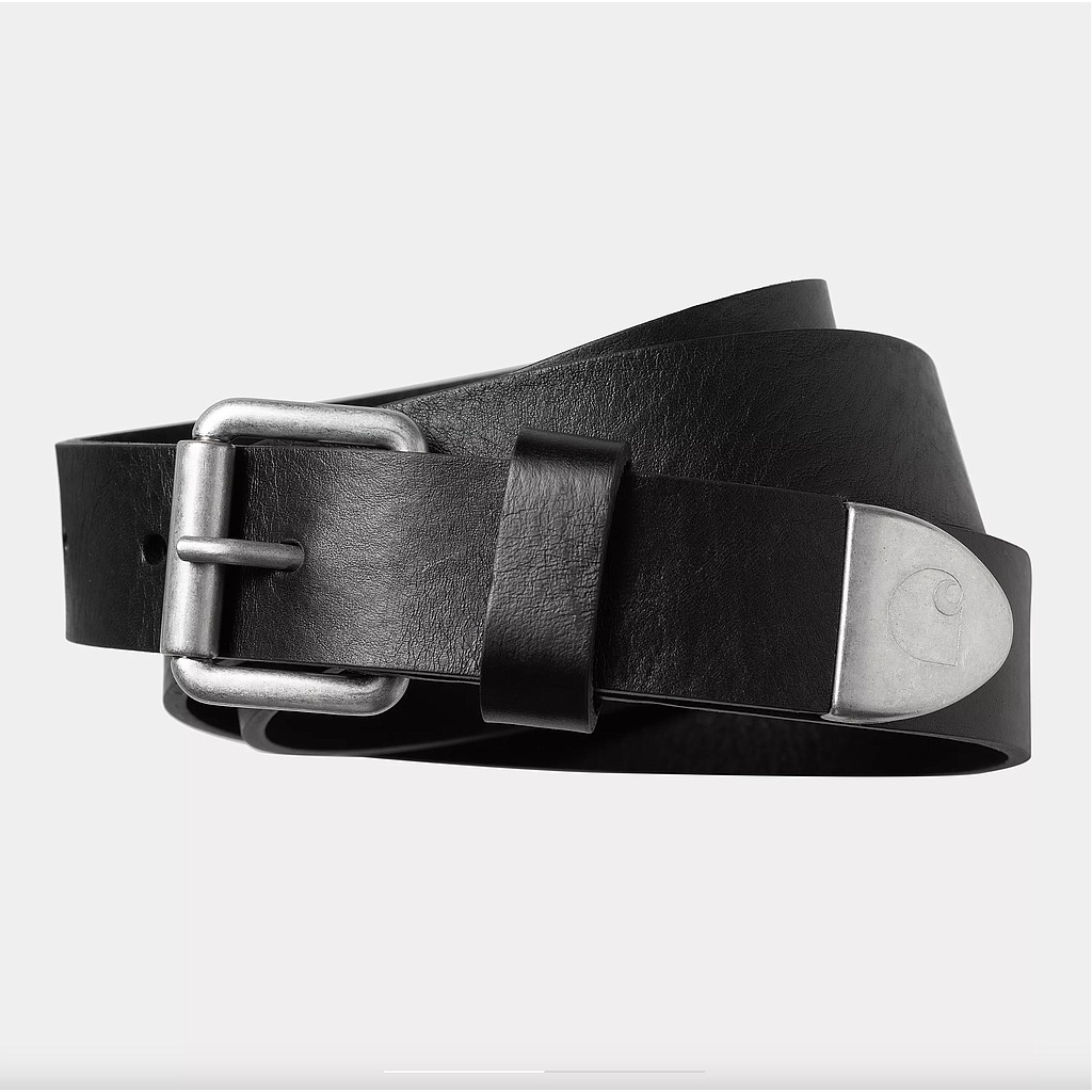 Cinturón Carhartt WIP Juke - Black/Gun Metal