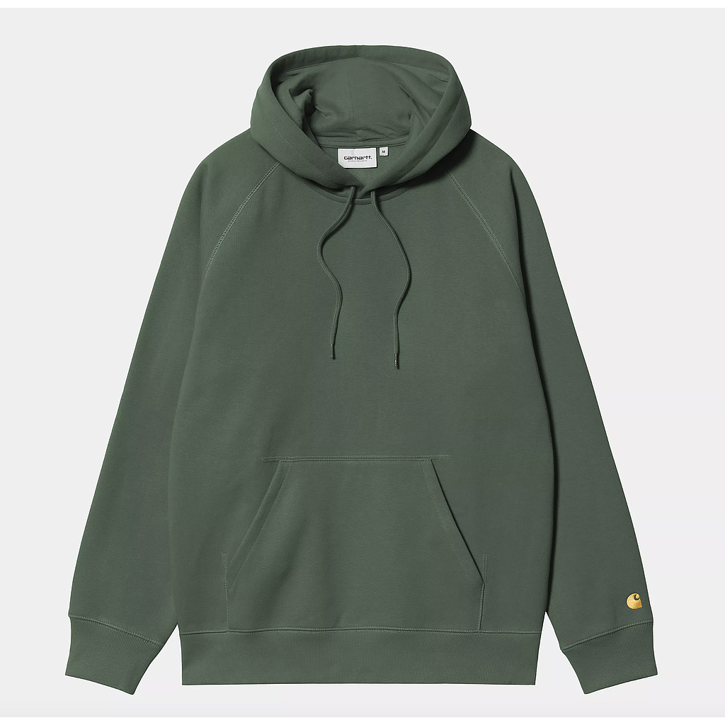 Sudadera con Capucha Carhartt WIP Chase - Sycamore Tree/Gold