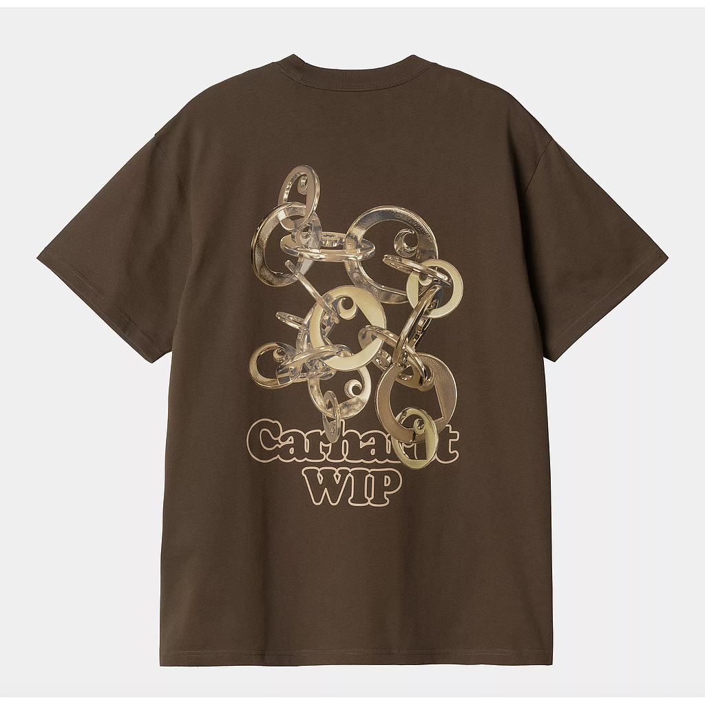 Camiseta Carhartt WIP Linked Charms - Liberica/Gold