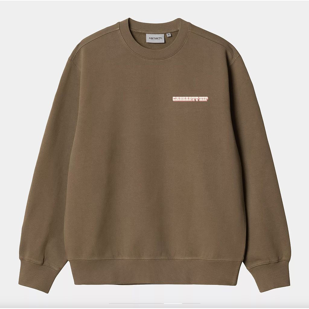 Sudadera Carhartt WIP Greatest Flicks - Coconut