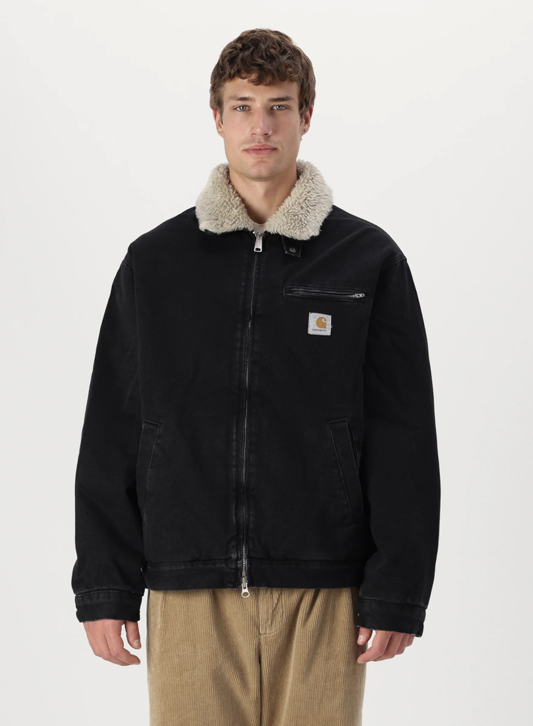 Chaqueta Carhartt WIP Herald - Black/Wall