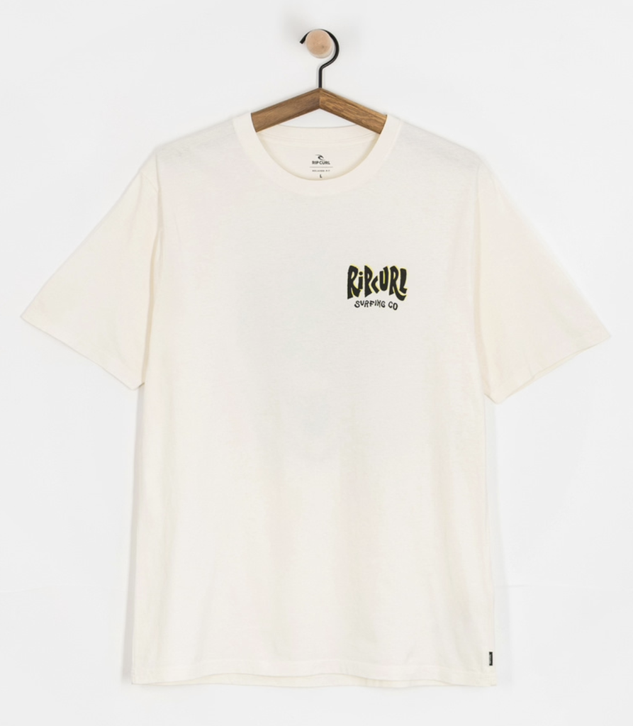 Camiseta Rip Curl Shield - Bone