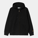 Sudadera con Cremallera Carhartt WIP Chase - Black/Gold
