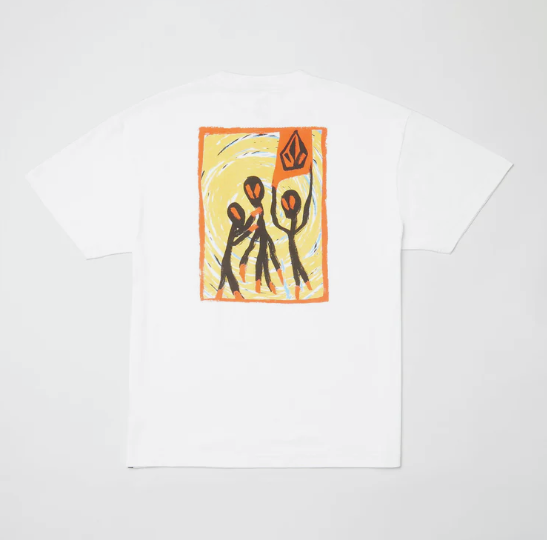 Camiseta Volcom Gonyvaders - White