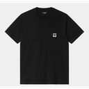Camiseta Carhartt Wip Pocket Heart - Black/Black
