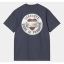 Camiseta Carhartt WIP Button - Blue