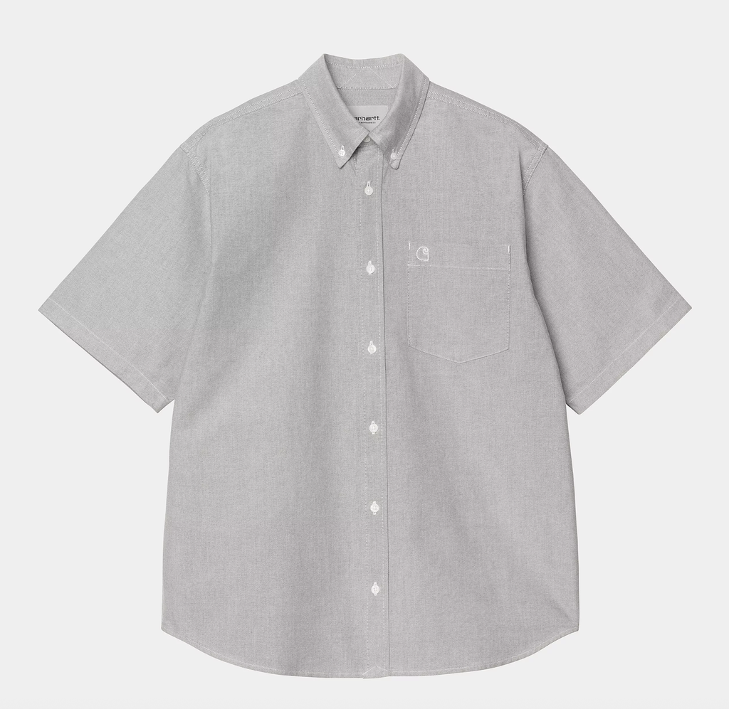 Camisa Carhartt WIP Braxton - Graphite/Wax