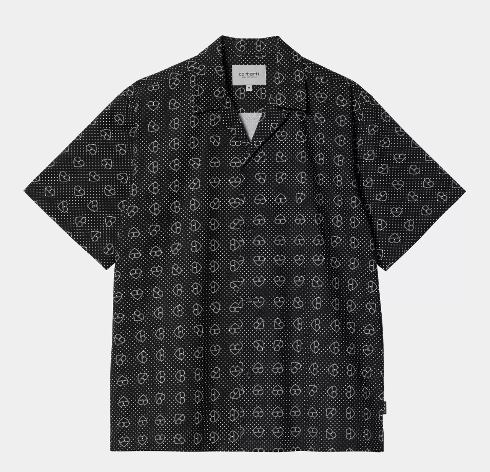 Camisa Carhartt WIP Furoshiki Print - Black