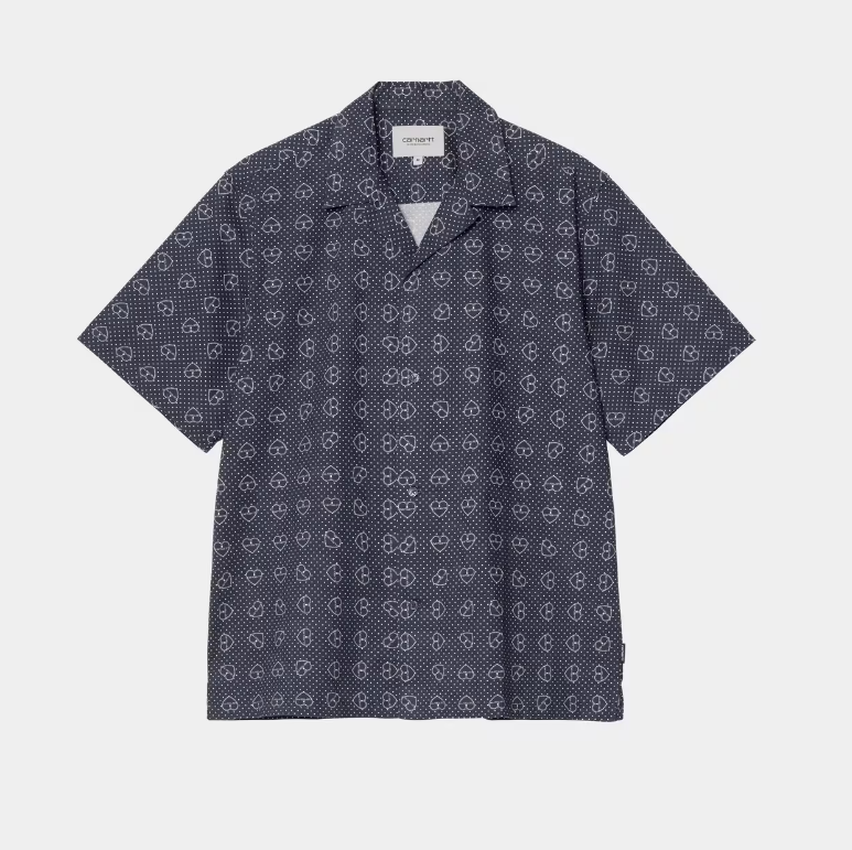 Camisa Carhartt WIP Furoshiki Print - Blue