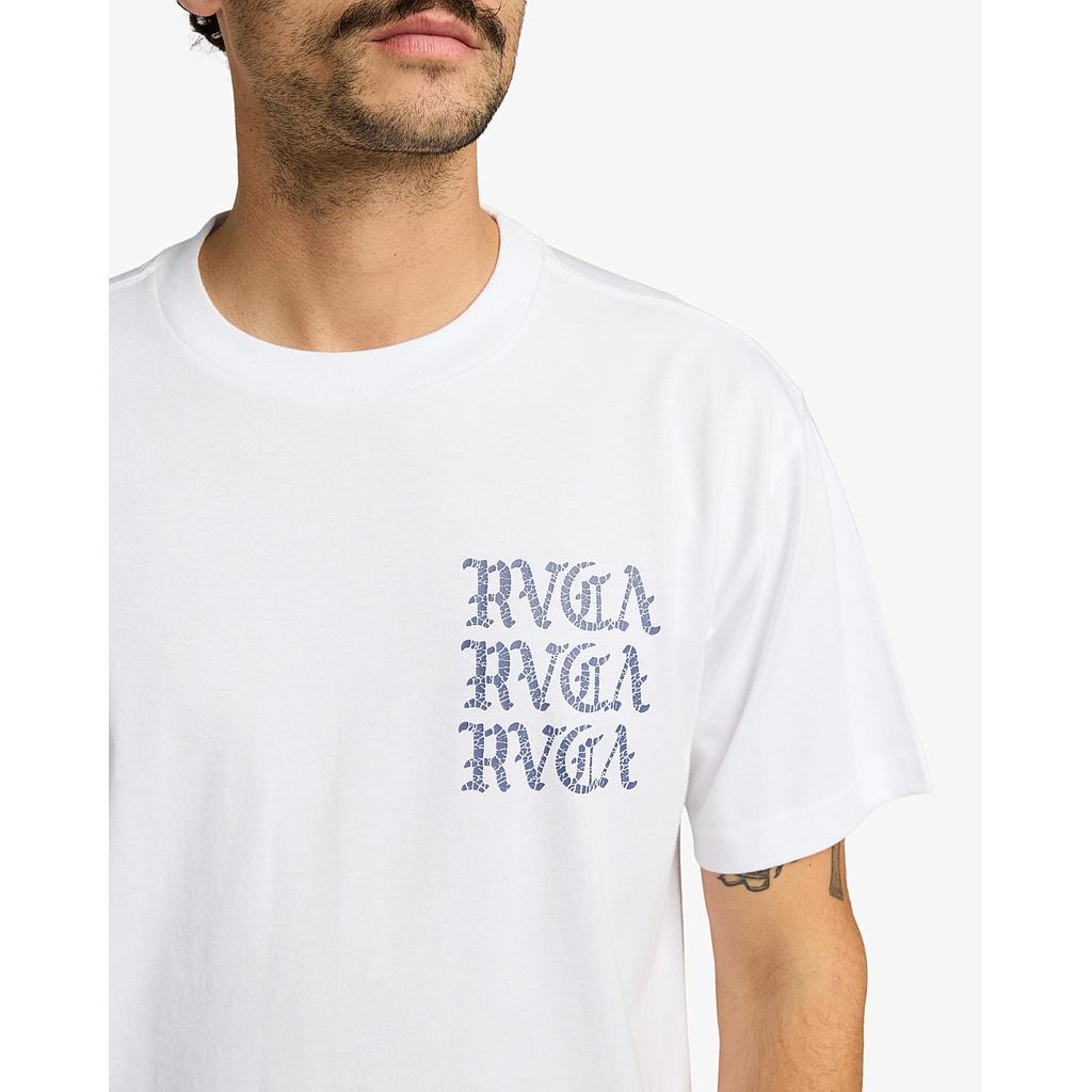 Camiseta RVCA Iron On - White (WHT)