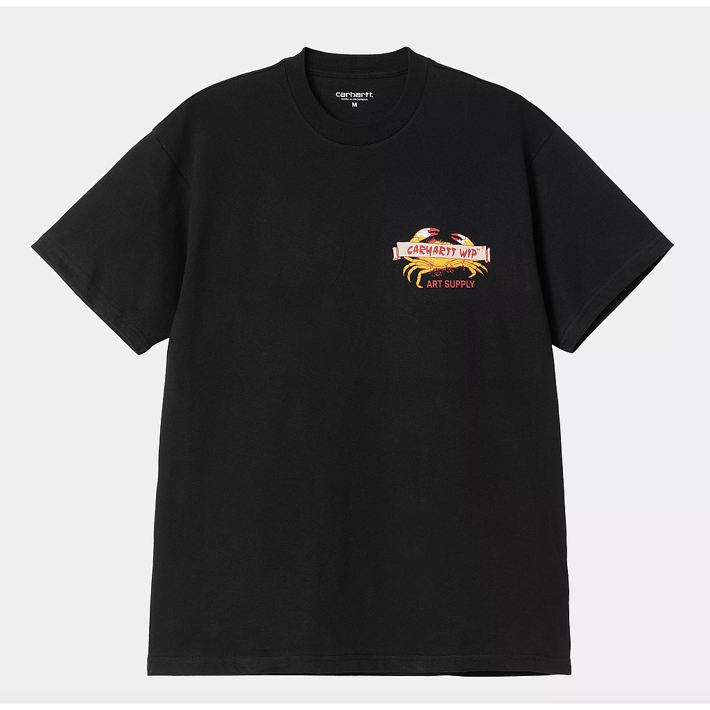 Camiseta Carhartt WIP Crab Paint - Black
