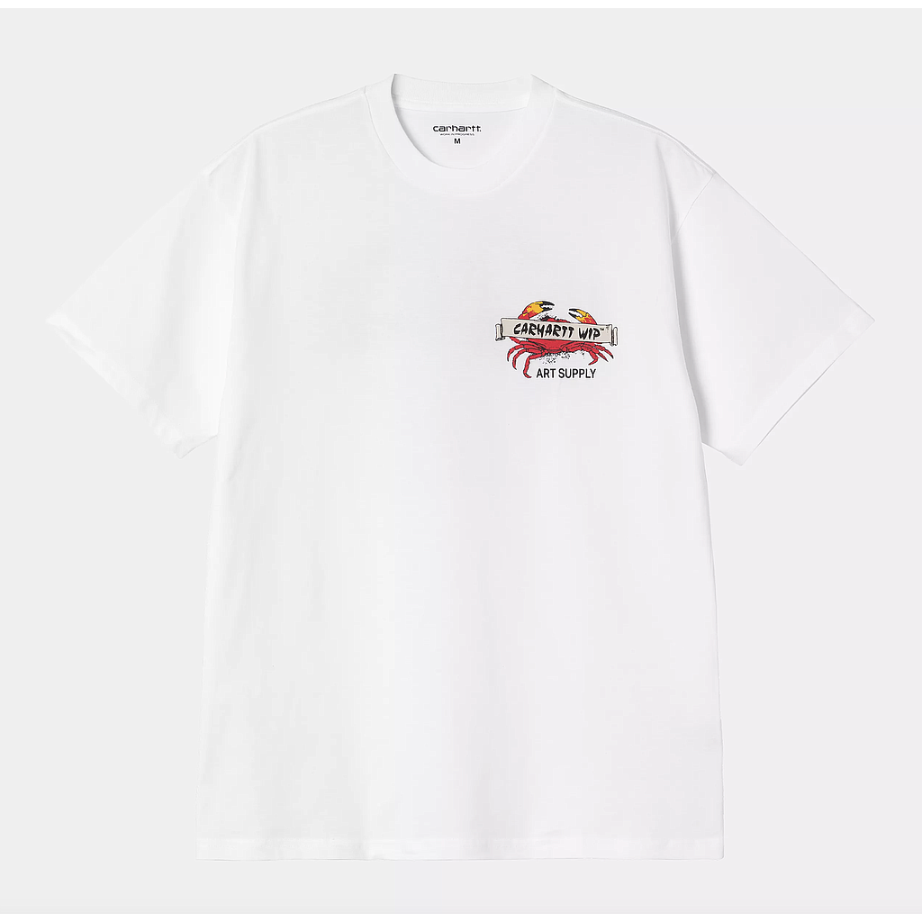 Camiseta Carhartt WIP Crab Paint - White