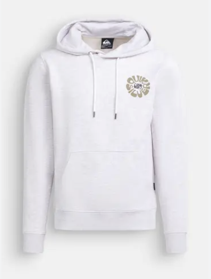 Sudadera con Capucha Quiksilver Graphic - White Marble Heather (Szth)