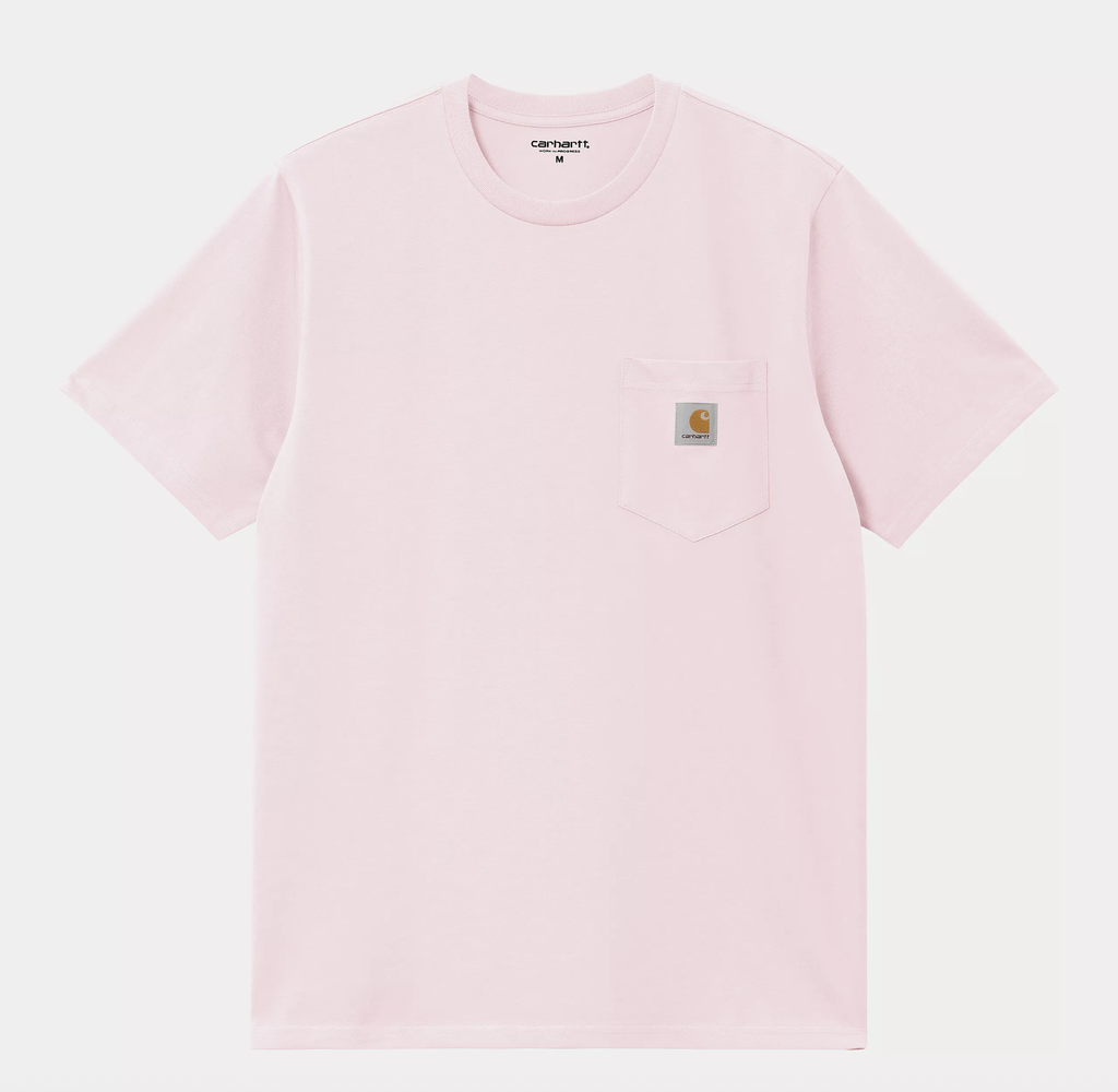 Camiseta Carhartt WIP Pocket - Air Pink