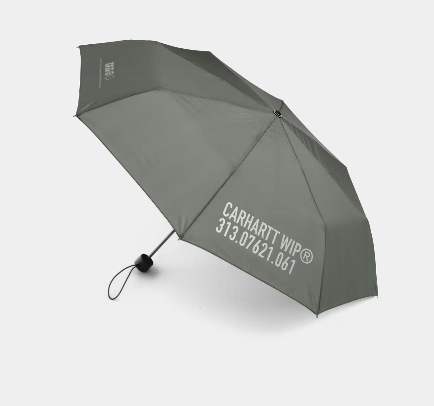 Paraguas Carhartt WIP Tour Umbrella - Smoke Green/Reflective