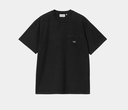 Camiseta Carhartt WIP Ingo Pocket - Black (Garment Dyed)