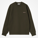 Sudadera Carhartt WIP Script Embroidery - Turtle/Air pink