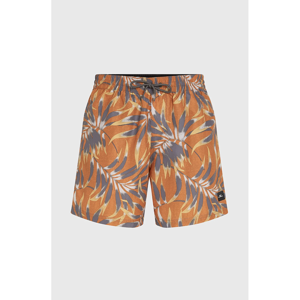 Bañador O'neill Cali Floral 16'' - Orange Dipped Leaves