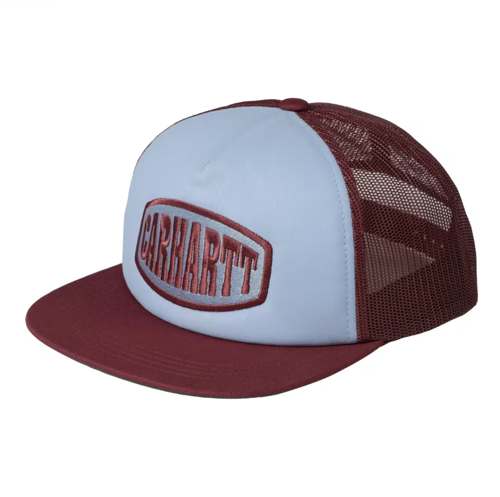 Gorra Carhartt WIP Graphic Trucker - Mulberry/Frosted Blue
