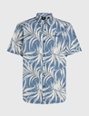 Camisa O'neill Print - Blue Dipped Leaves