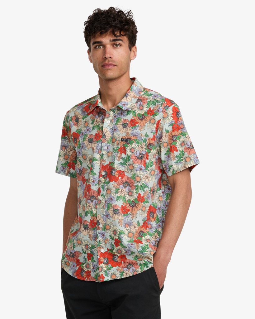 Camisa Rvca Botanical - Green Tea