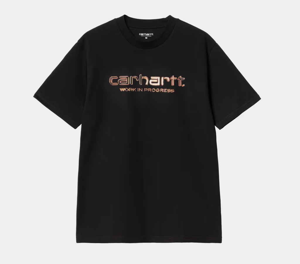 Camiseta Carhartt WIP Solar Chrome Script - Black