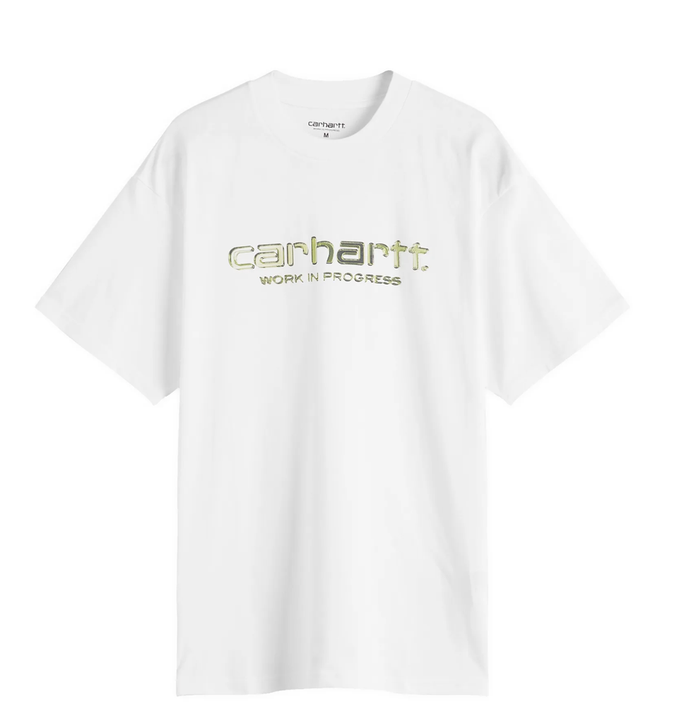 Camiseta Carhartt WIP Solar Chrome Script - White