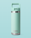 Botella con Tapa de Pajita Yeti Rambler 18 oz (532 ml) - Seafoam