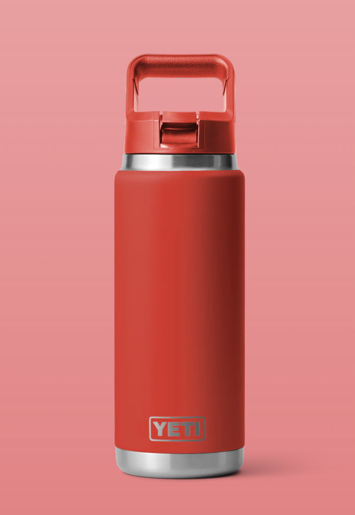 Botella con Tapa de Pajita Yeti Rambler 26 oz (769 ml) - Rescue Red