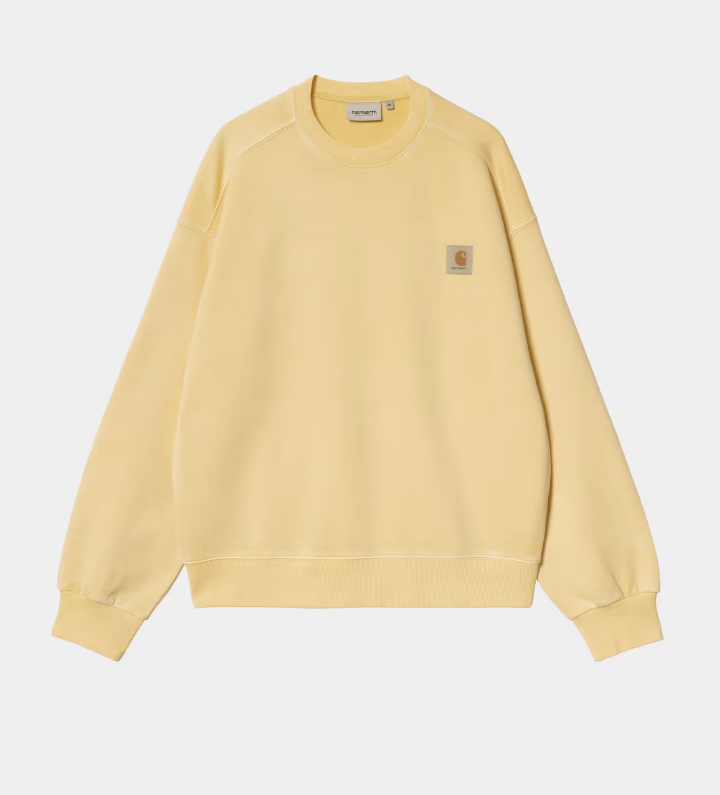 Sudadera Carhartt WIP Nelson - Air Yellow (garment dyed)