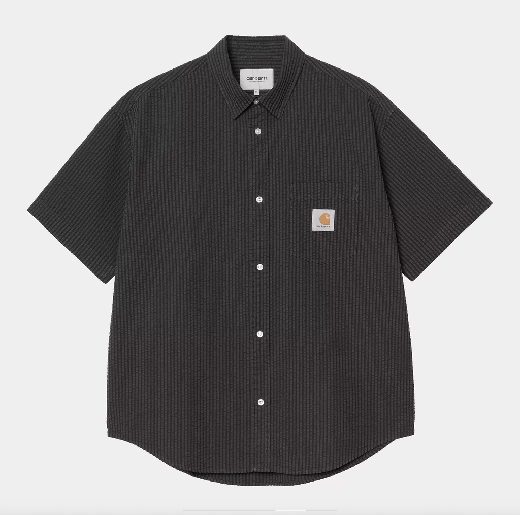 Camisa Carhartt WIP Toland - Toland Stripe/Black