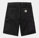 Pantalón Corto Carhartt WIP Single Knee - Black (stone washed)