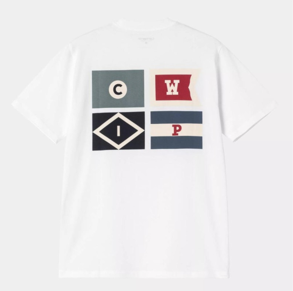Camiseta Carhartt WIP Flags - White