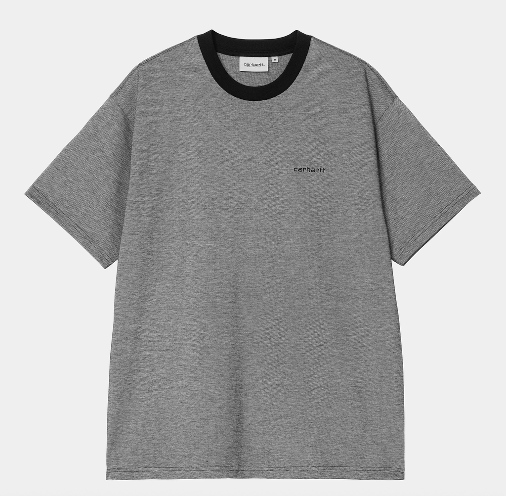 Camiseta Carhartt WIP Pique - Black/White/Black