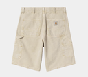 Pantalón Corto Carhartt WIP Single Knee - Dusty H Brown (chalk wash)