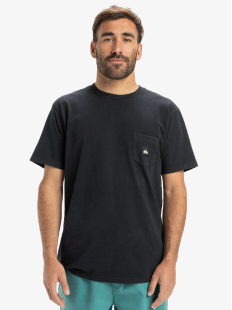 Camiseta Quiksilver Salt Walter Pocket - Black