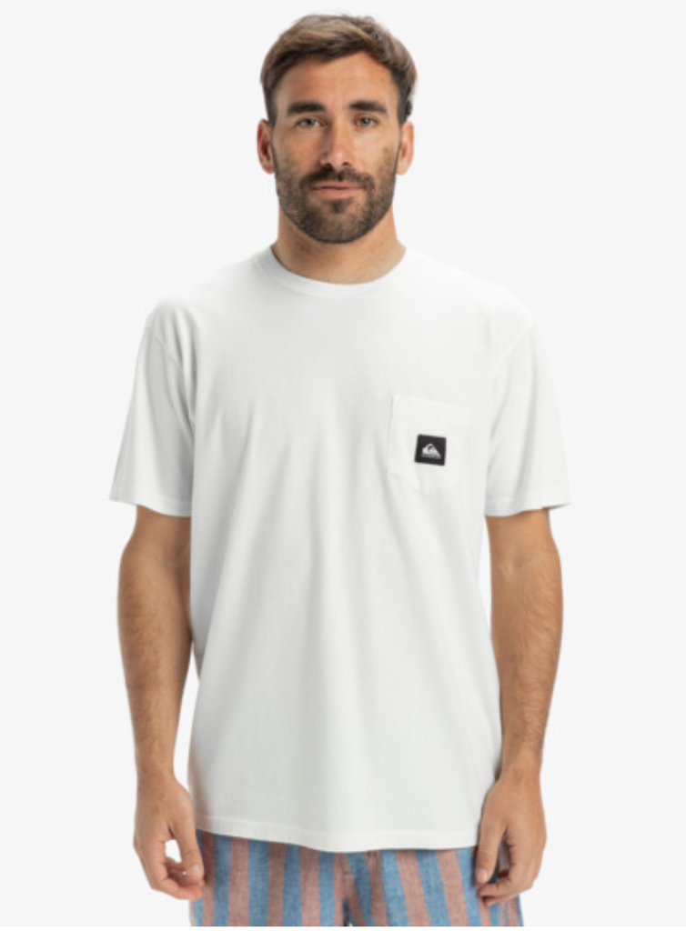 Camiseta Quiksilver Salt Walter Pocket - White