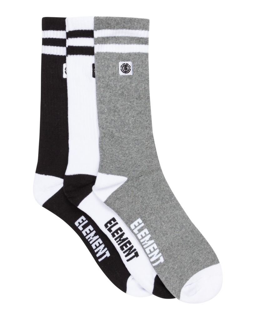 Calcetines Element 2Tone Icon - Black/White/Grey (ksq0)