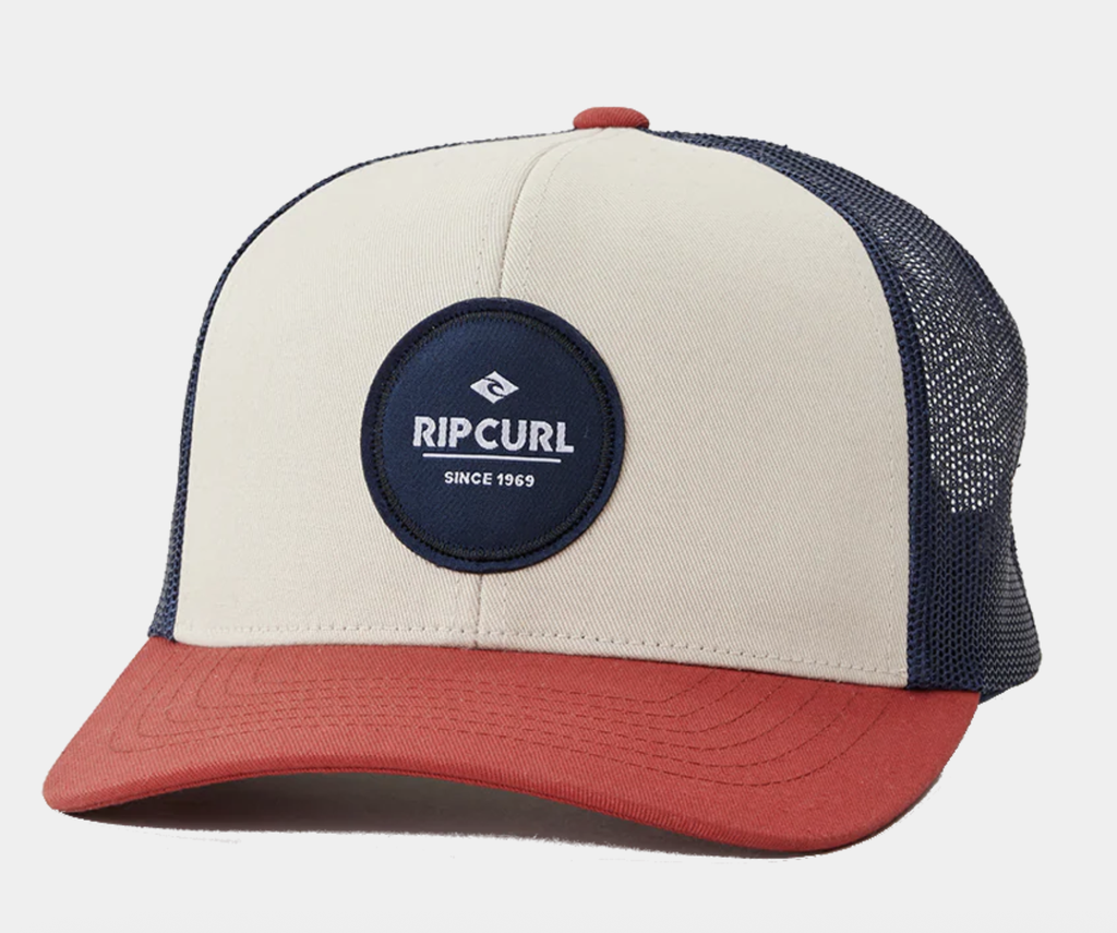 Gorra Rip Curl Routine Curve Trucker - White/Navy/Red