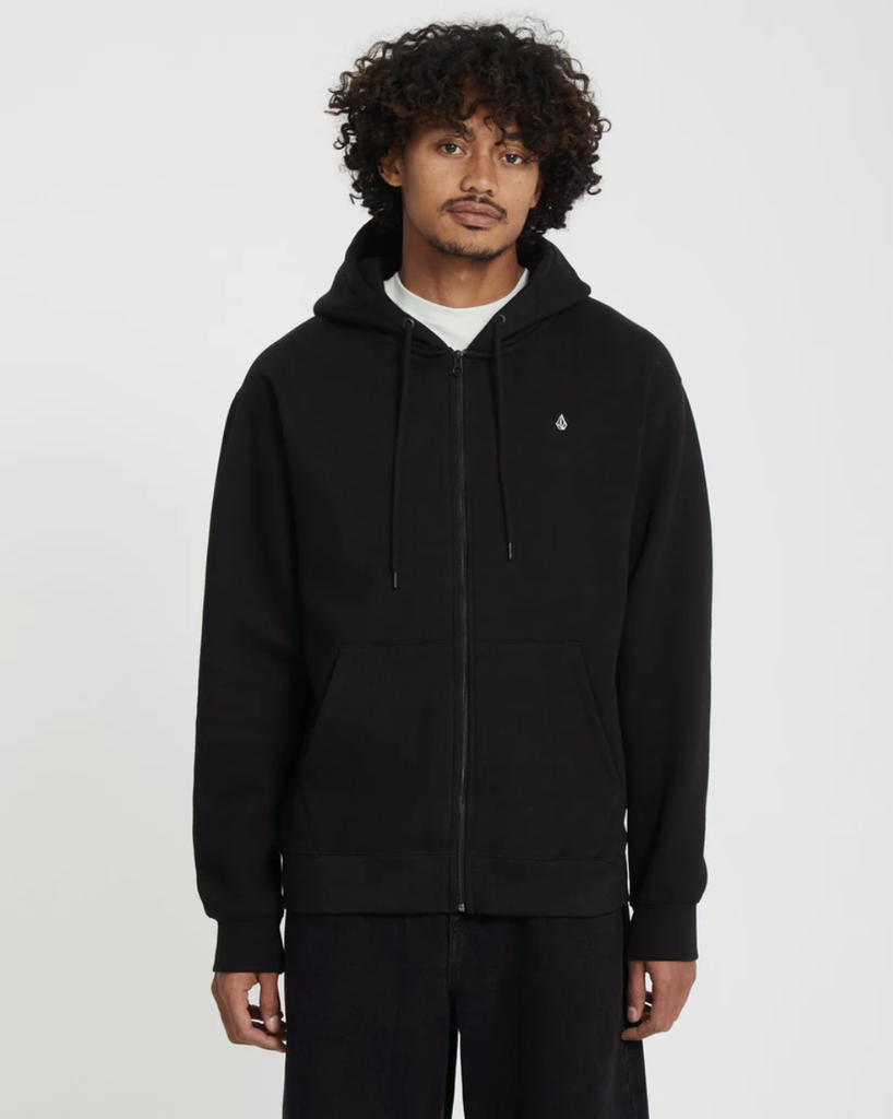Sudadera Con Cremallera Volcom Single Stone - Black